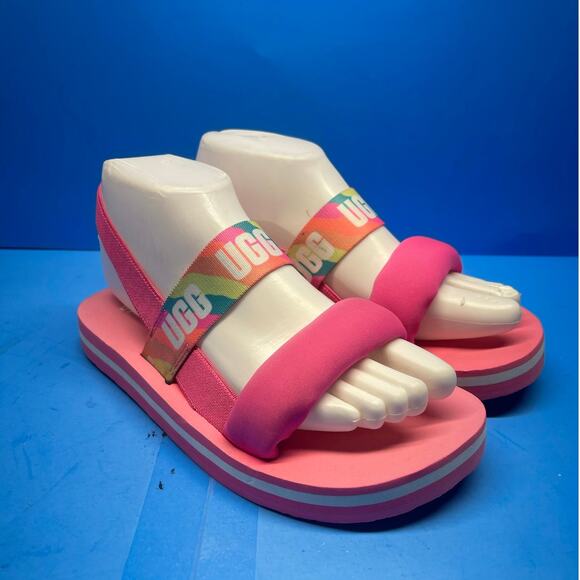 UGG Sandals Zuma Sling Slingback Pink Casual Comfort Open Toe Size 7 - Picture 9 of 10